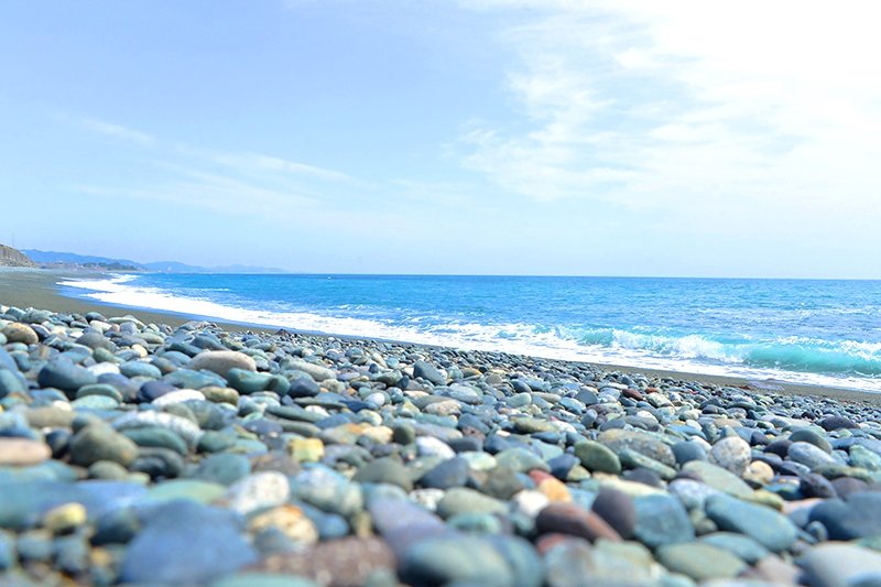 付近にある「御幸の浜海水浴場」
