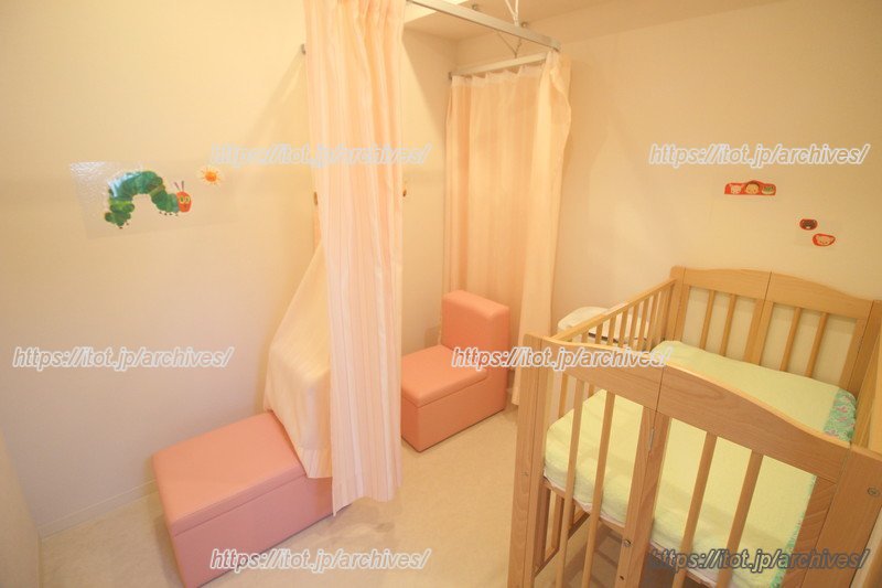 広々とした授乳室もある