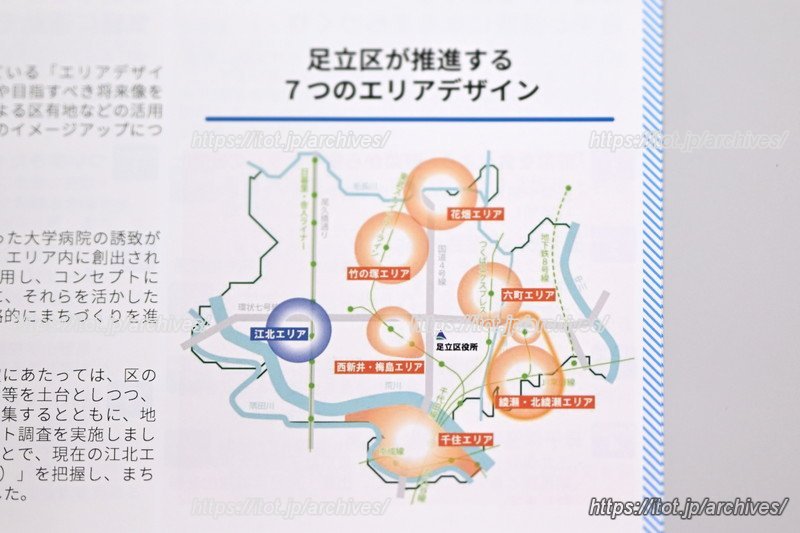 足立区の中では現在7つのエリアで再開発が進んでいる
