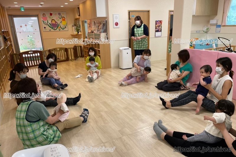 毎日の帰りの会で行われる ふれあい遊び