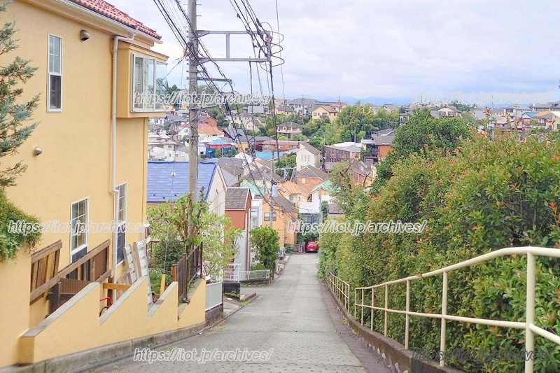 坂の上からの眺め