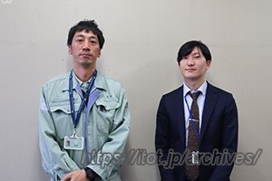 姫路市観光経済局 商工労働部産業振興課中心市街地活性化推進室　坂元洋介さん（右）、尾崎貫介さん（左）