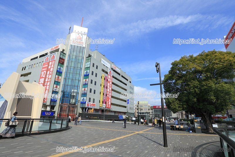 整備された「藤沢」駅北口のペデストリアンデッキ