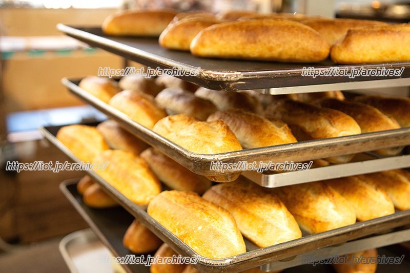 焼きたてのソフトフランスパン