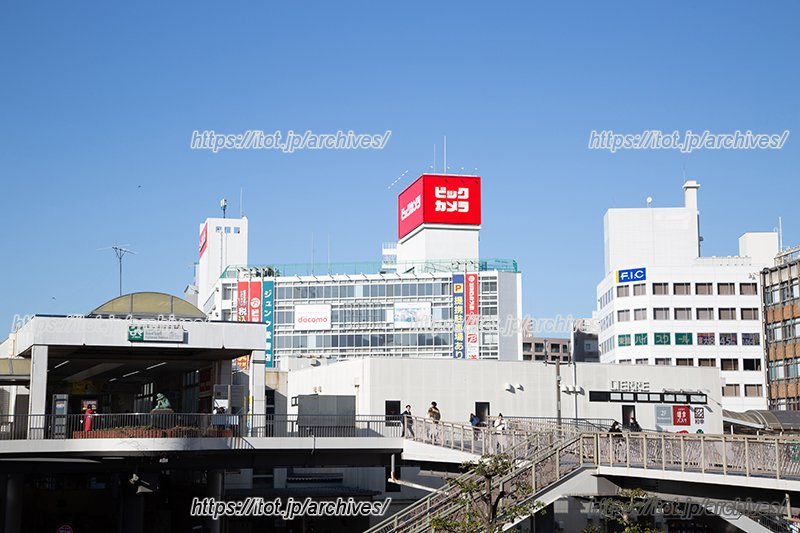 比較的落ち着いた雰囲気の「藤沢」駅北口