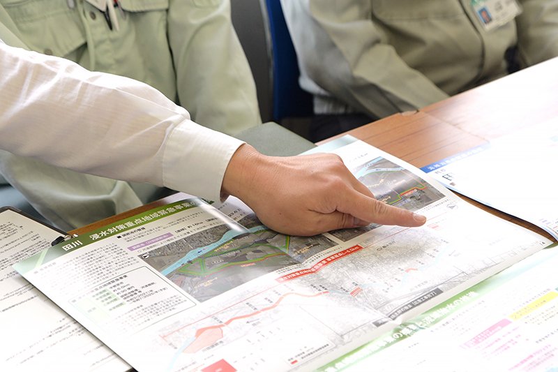 計画の柱は「流す」「貯める」「備える」