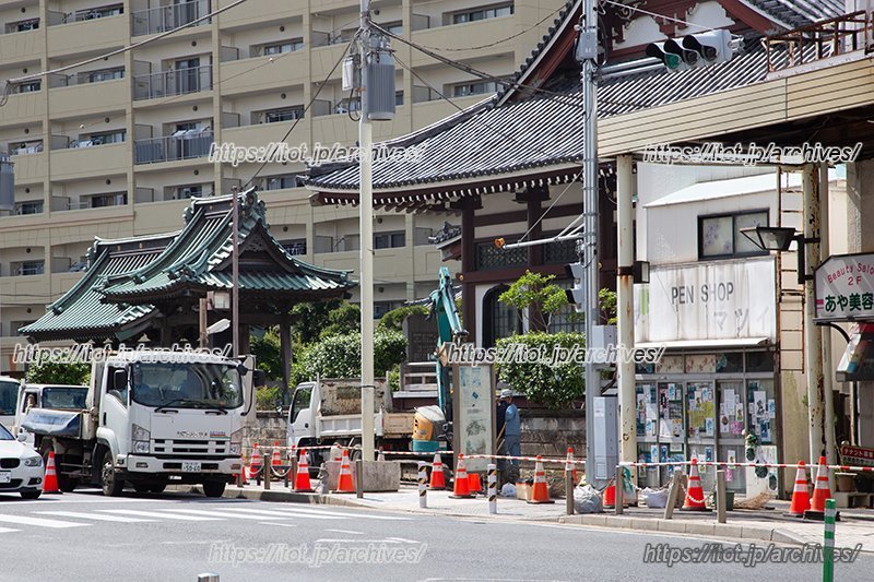 富士見通りの再整備の様子