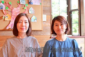 栃本麻由さんと伊香朗子さん