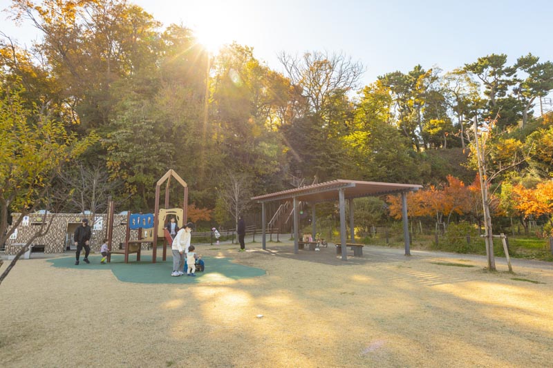 地域の公園のひとつ「佐伯山緑地」