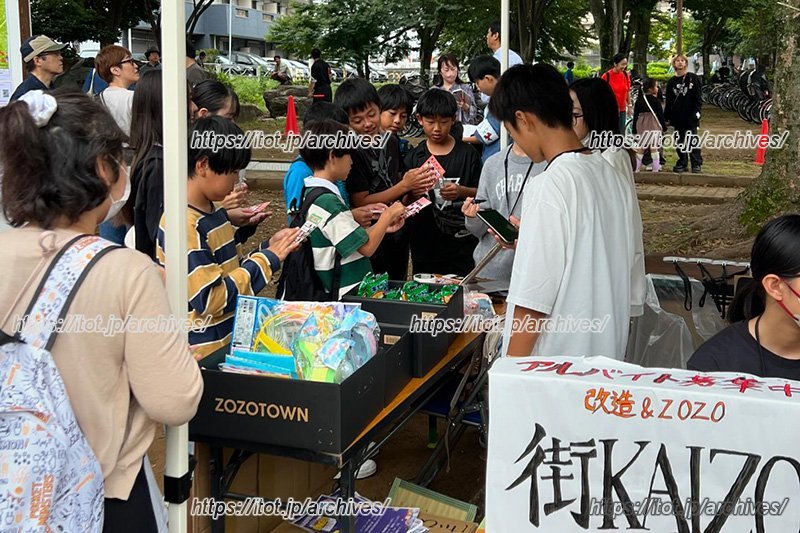 「こども商店」の様子