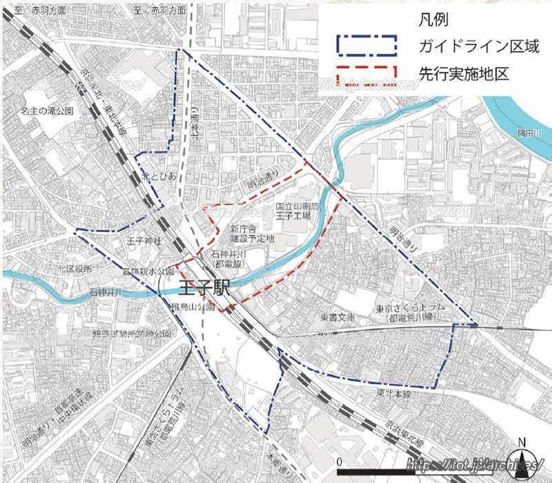 「王子駅周辺まちづくりガイドライン」より